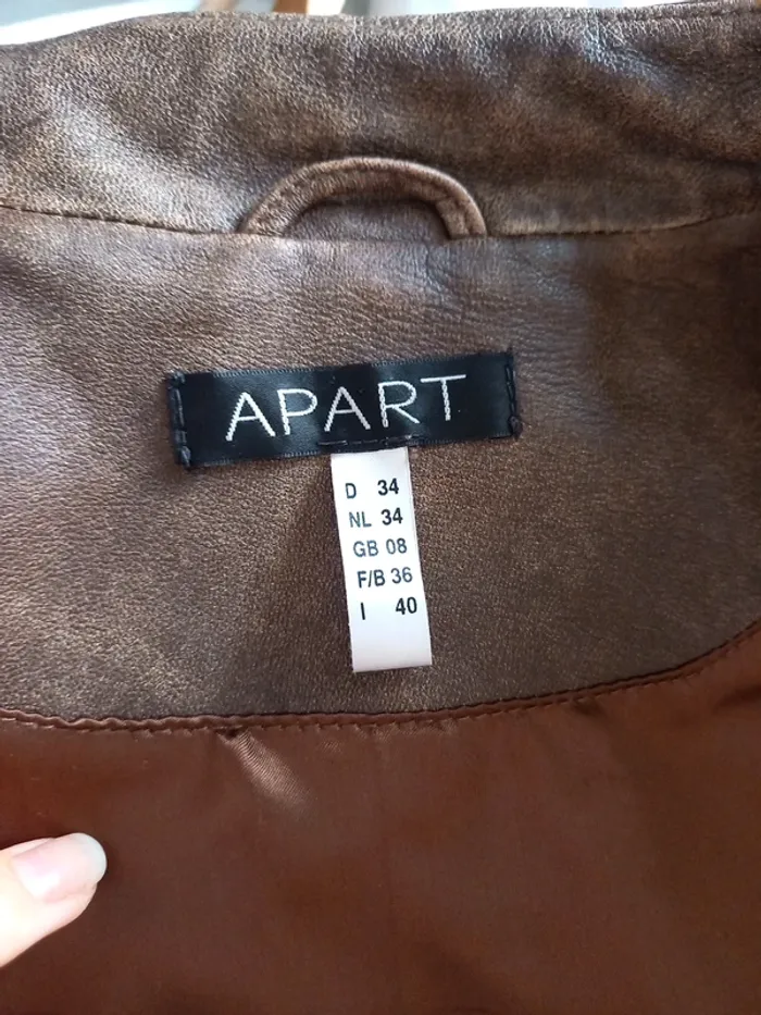Magnifique veste en cuir vintage - photo numéro 5