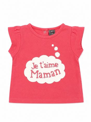 T-shirt bébé fille rose