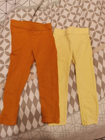 Lot de 2 leggings 4 ans