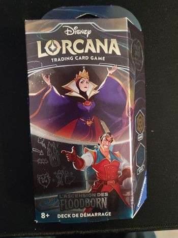 Lorcana deck de démarrage ambre saphir scellé (avec le booster)