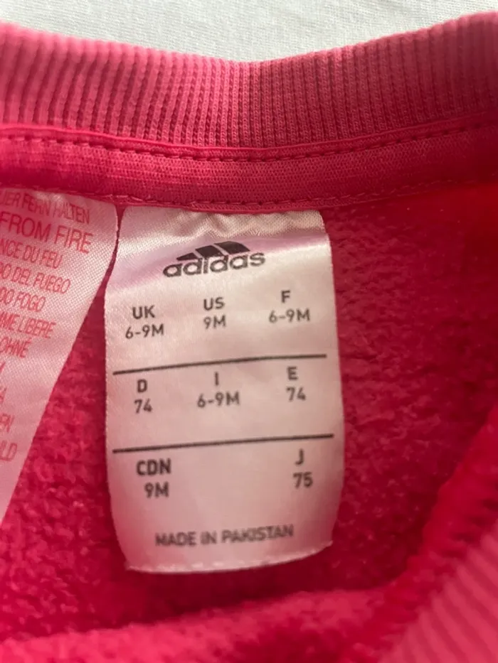 Ensemble fille adidas 6/9 mois - photo numéro 4