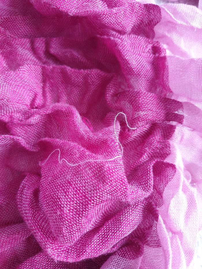 Echarpe foulard rose - photo numéro 8
