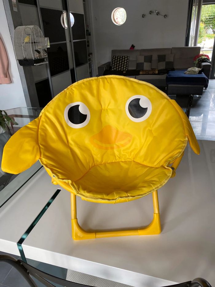 Chaise enfant poussin piou piou pliante