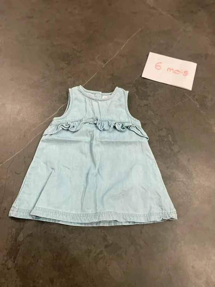 Robe effet jeans