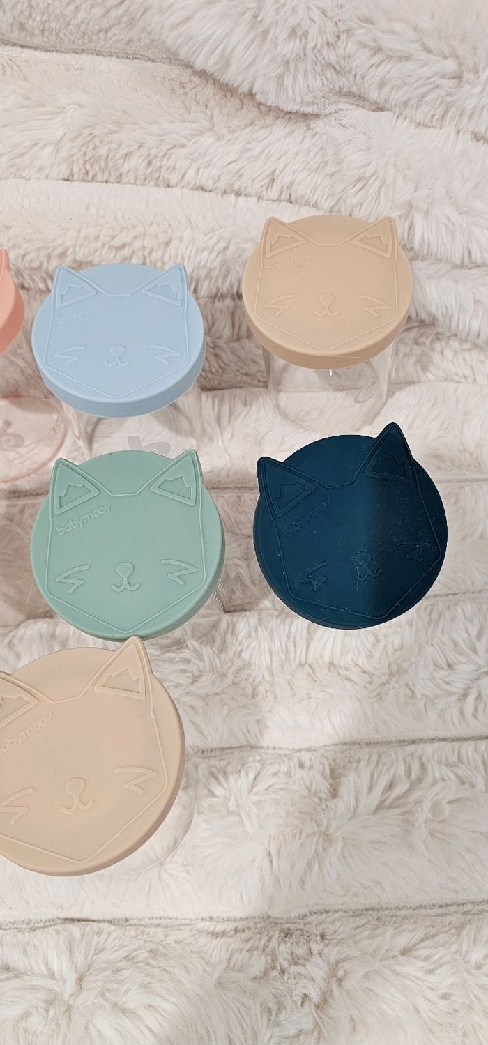 Lot de 8 grands pots en verre Isybowl Babymoov - photo numéro 4