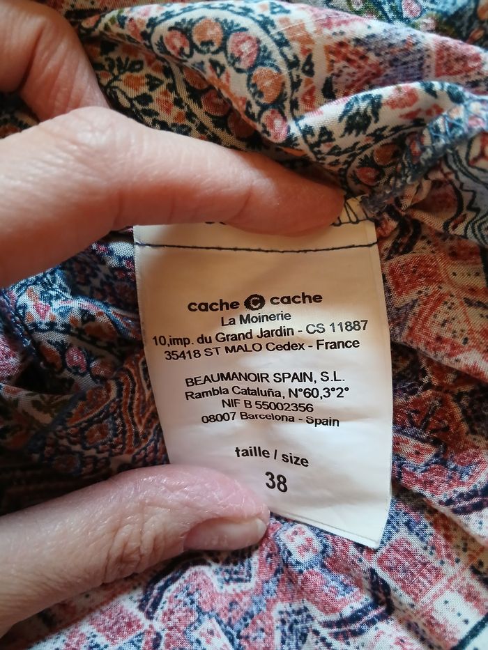 Robe courte multicolore - photo numéro 3