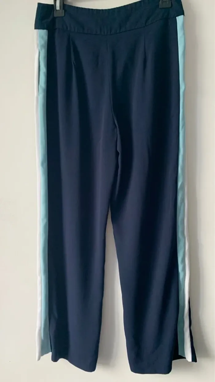 Pantalon fluide bleu marine - photo numéro 6