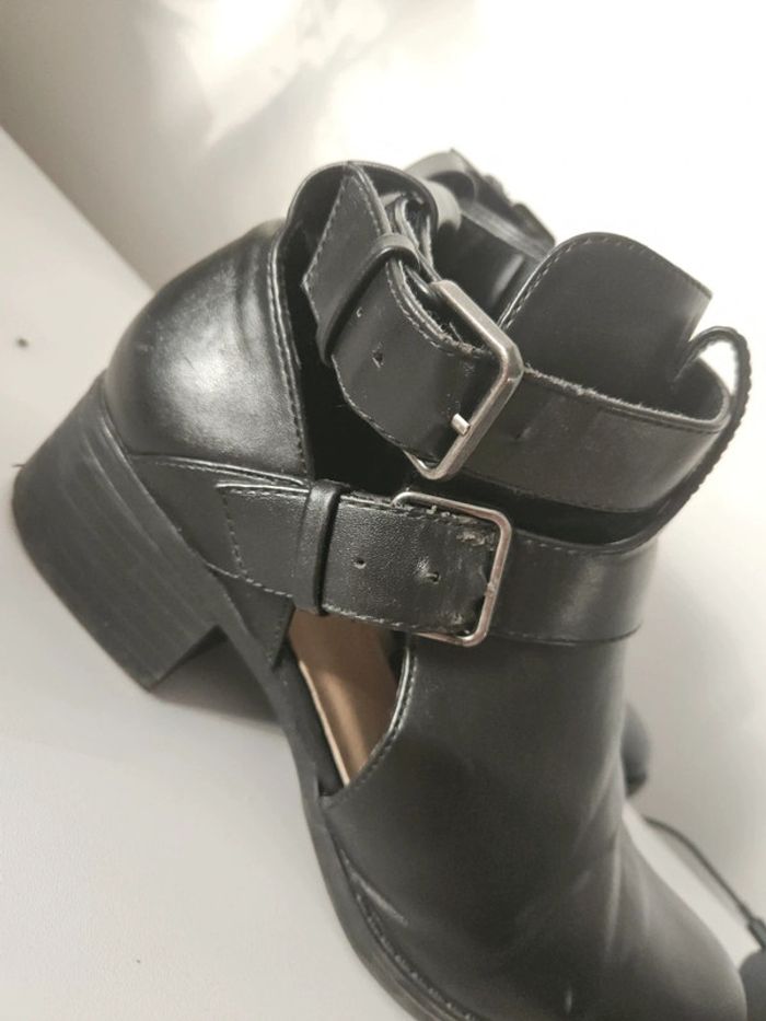 Bottines noir " Justfab/ taille 40" - photo numéro 2