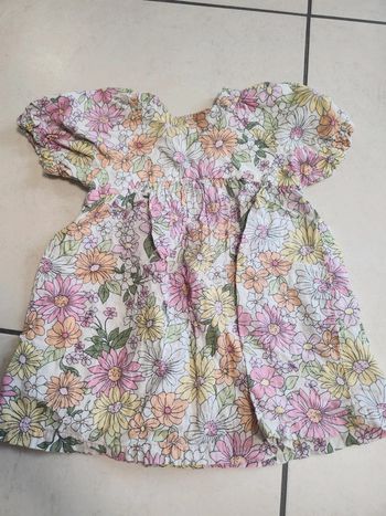 Robe zara fleuris