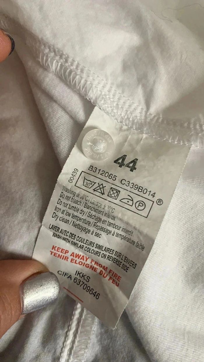 Chemise blanche Ikks T:44 - photo numéro 7