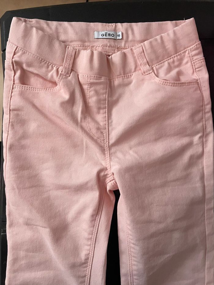 Pantalon gémo rose clair