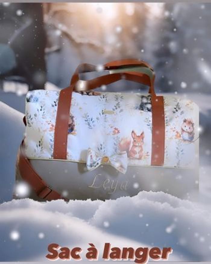Sac à langer personnalisé grand format