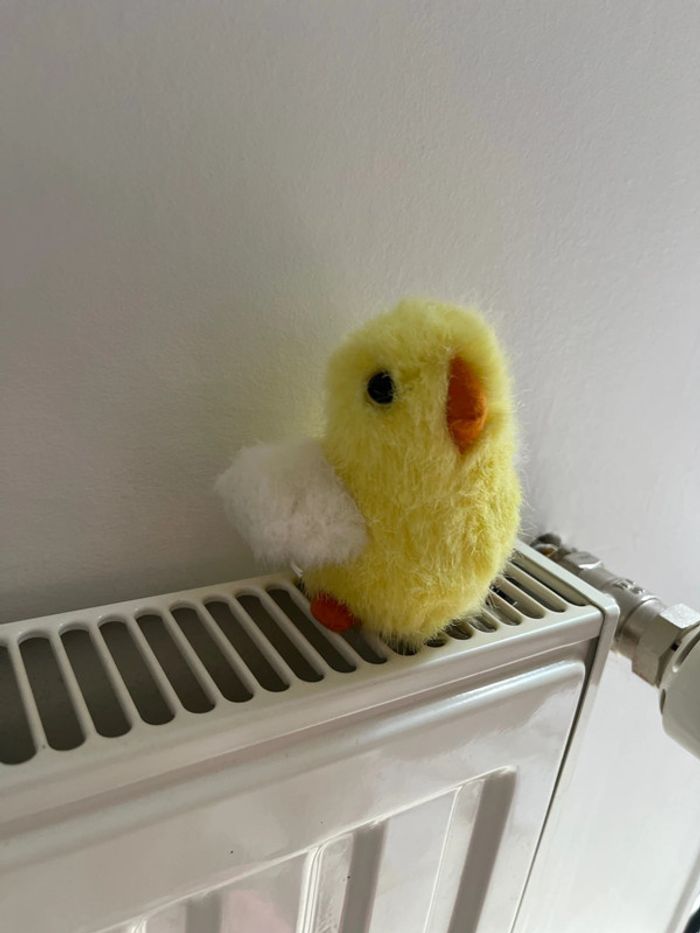 Lot de 4 peluches poule - coq - poussins - photo numéro 5