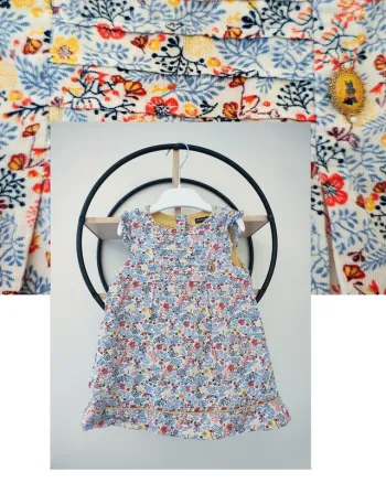 24 mois 2 ans robe côtelée sergent major 86 cm