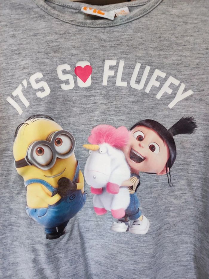 T shirt gris minion despicable me / 5 ans - photo numéro 2