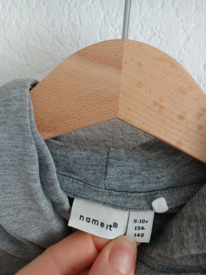 Sweat à capuche intérieur molletonné polaire Name it 9 / 10 ans - photo numéro 3