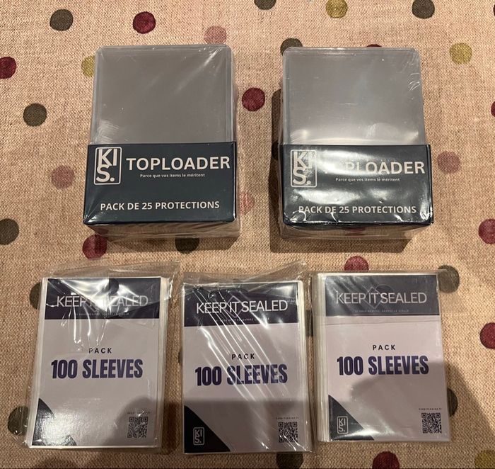 Lot Toploader Sleeves Keep It Sealed Pokémon