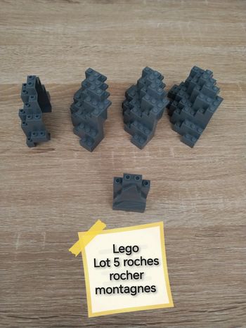 Lego lot 5 roches montagne