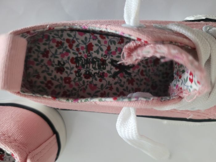 Basket toile enfant marque NINi&girls - photo numéro 3