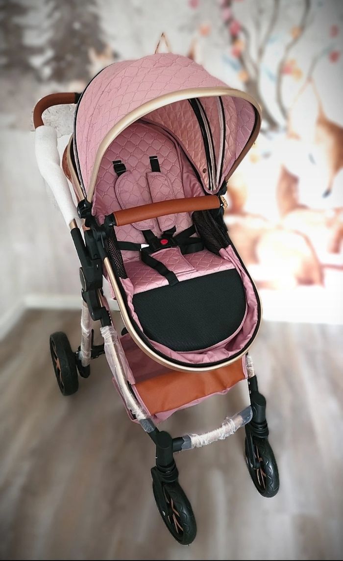 Poussette Trio Évolutive Rose -Complète et Polyvalente 🌸 - photo numéro 8