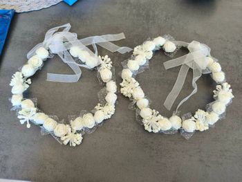 Lot 2 couronnes de fleurs