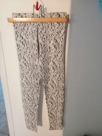 Legging noir et blanc