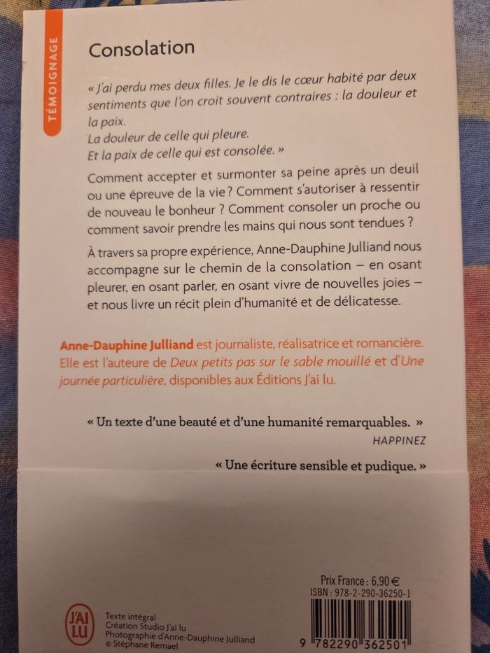 Livre Consolation - photo numéro 2
