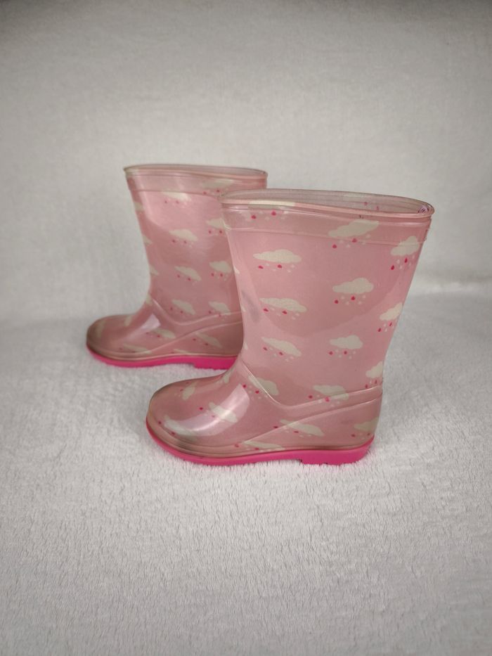 Botte de pluie Nuage Rose fille pointure 30 - photo numéro 3
