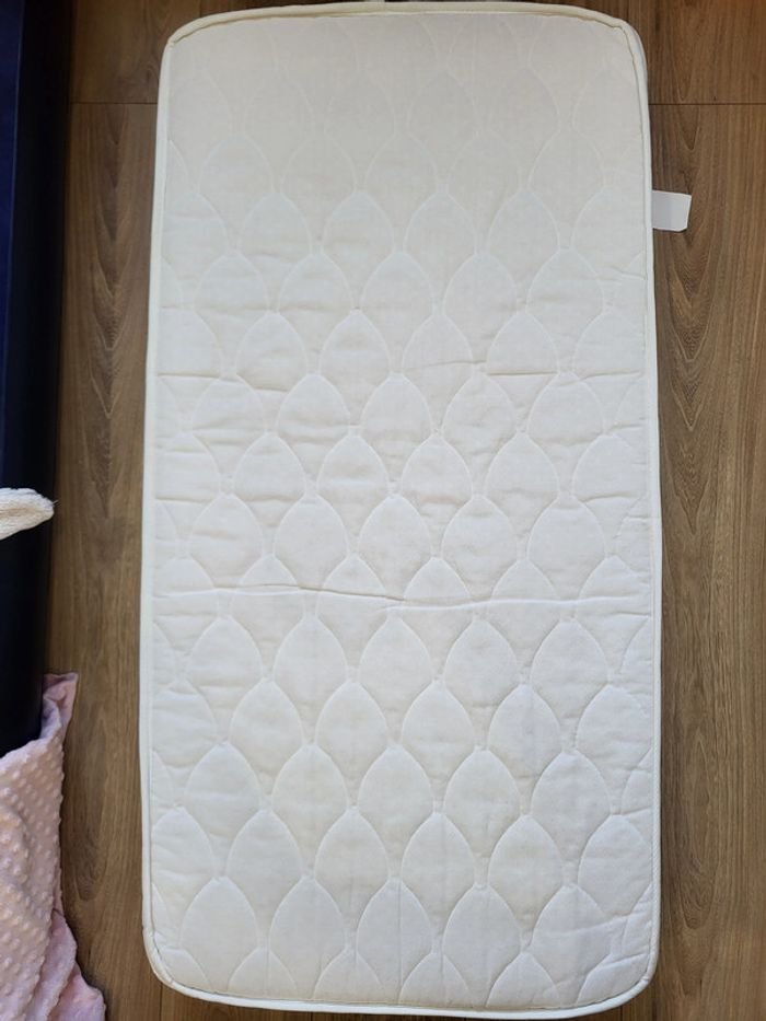 matelas 60 x120 cm aubert concept + alèses + draps housse - photo numéro 2