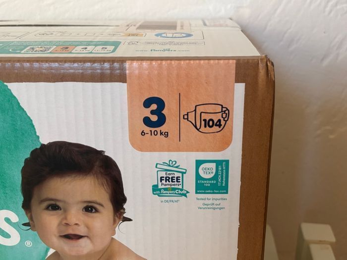 Couches Pampers harmonie pack XXL taille 3 - photo numéro 3