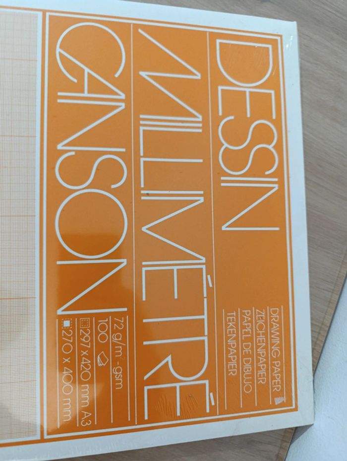 Carnet dessin Canson millimétré A3 - photo numéro 4