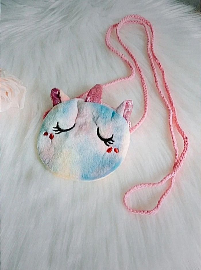 🌸 Joli petit sac Licorne 🦄 enfant tout doux 🌸 - photo numéro 6