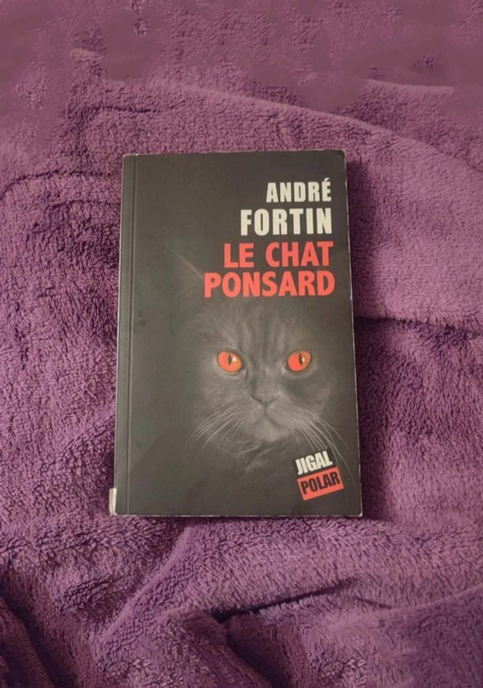 Livre Le chat Ponsard par André Fortin