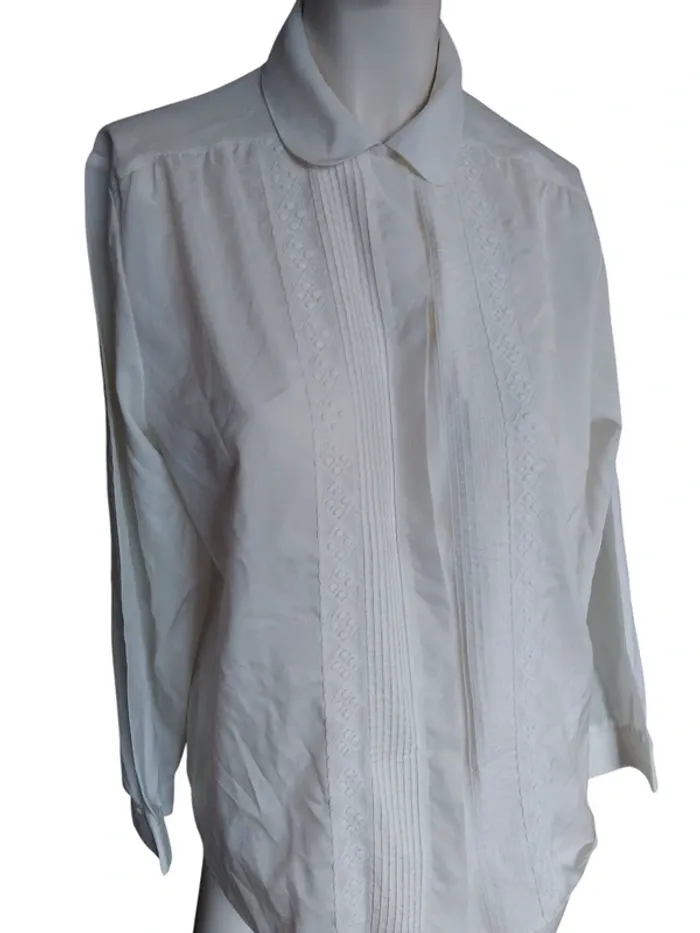 Chemisier chemise blouse romantique dentelle lace shabby chic cottage core