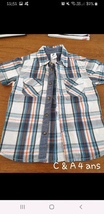 Chemise été manches courtes