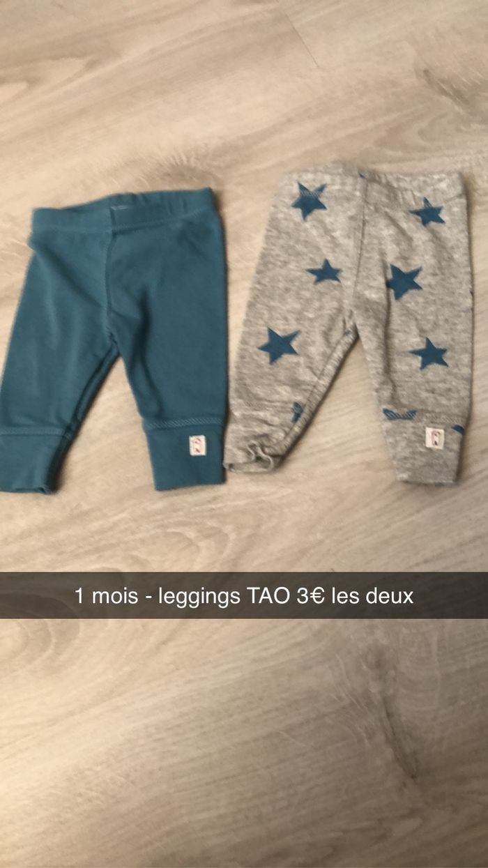 Leggings garçon 1 mois