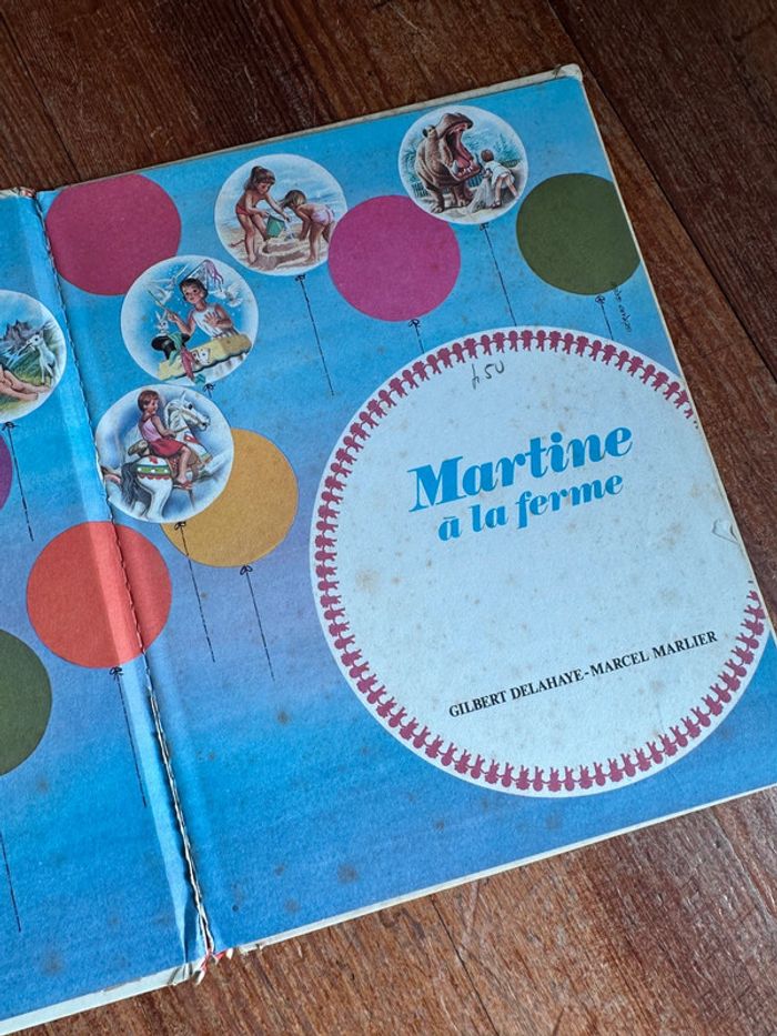 Lot de 2 livres très anciens vintage Martine Casterman collection Farandole au parc à la ferme - photo numéro 6