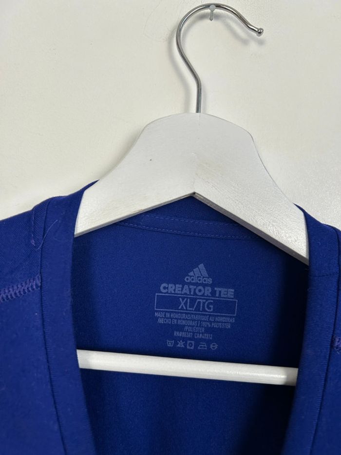Maillot Homme Adidas "Tigers" Violet | Taille XL | Très Bon État | #TM95 - photo numéro 3