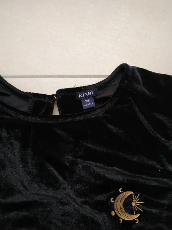 Tee-shirt velours 10 ans - photo numéro 2