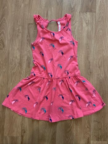 Robe imprimé palmiers fille 6 ans