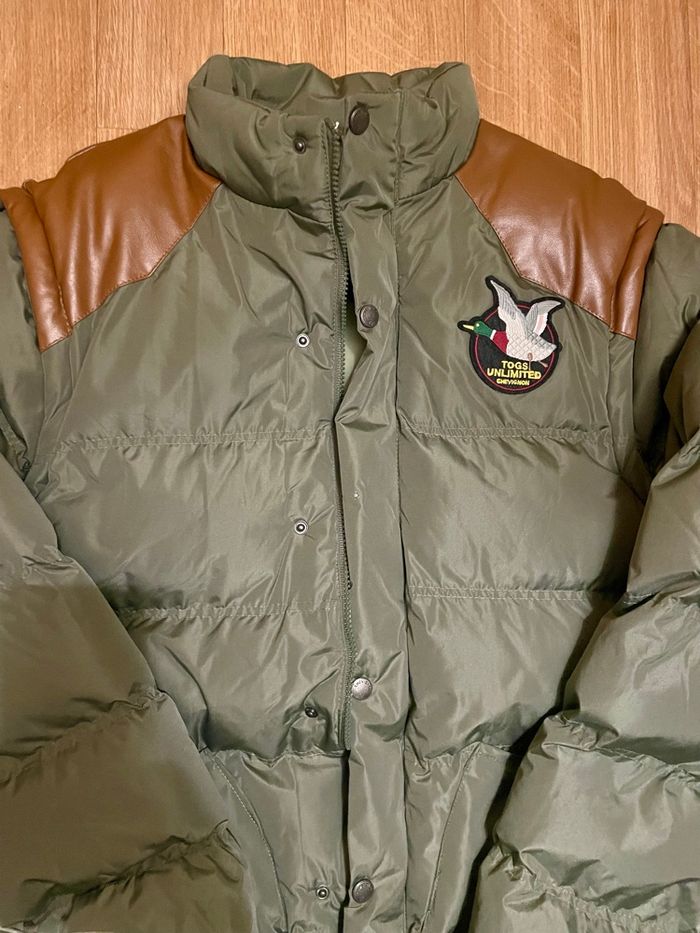 Doudoune chevignon homme kaki togs taille XL   Neuf avec étiquette - photo numéro 2