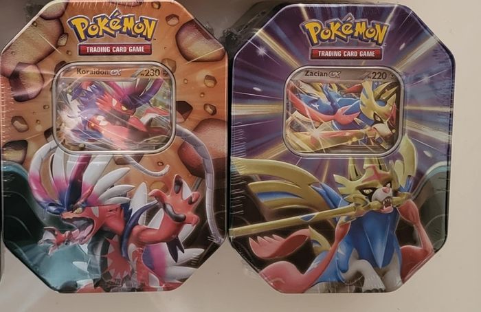 Lot pokebox pokémon Zacian ex et Koraidon ex scellé fr