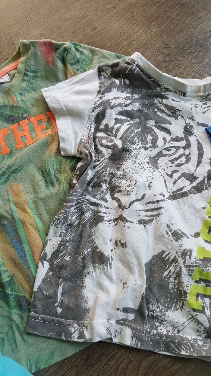 Lot 5 tshirt MC 24 mois - photo numéro 4