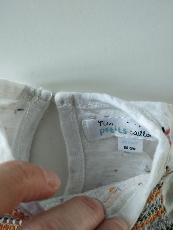 Tee shirt manches longues fille 24 mois - photo numéro 5