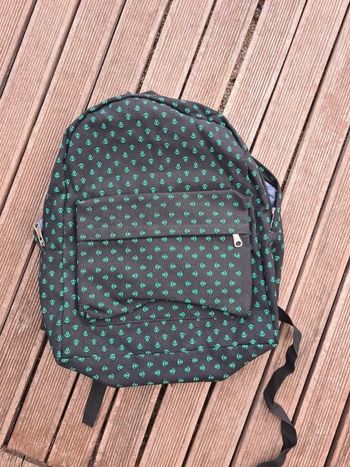 Grand Sac à dos imprimé ancre marine neuf