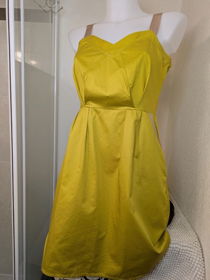 Robe à bretelles pistache Kookaï 40 - photo numéro 10