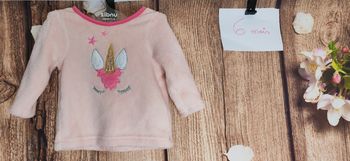 Haut pull polaire licorne