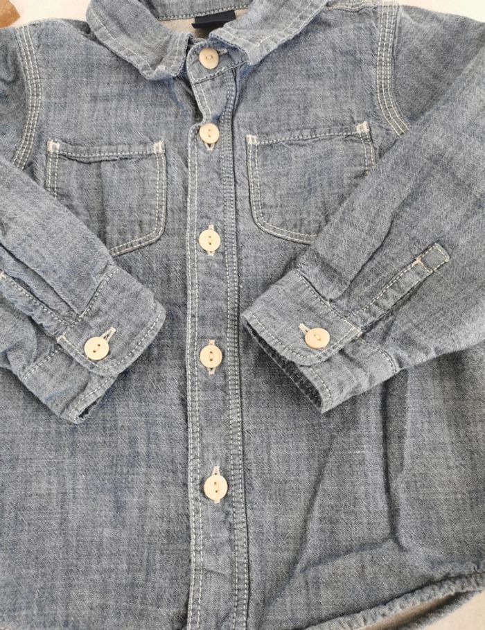 Chemise 👣 baby Gap, chaude, 18-24mois - photo numéro 7