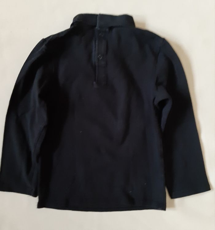 sous-pull noir fille coton biologique - Kiabi - 3 ans - photo numéro 4