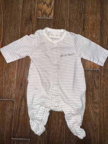 Pyjama coton little natural collection Prématuré